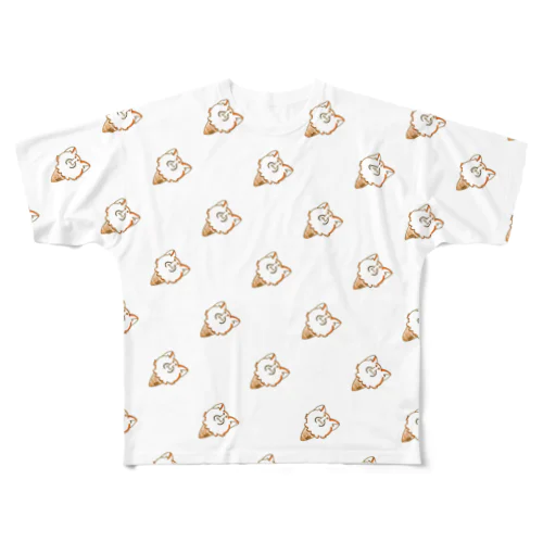 とけそうなれさぱん All-Over Print T-Shirt