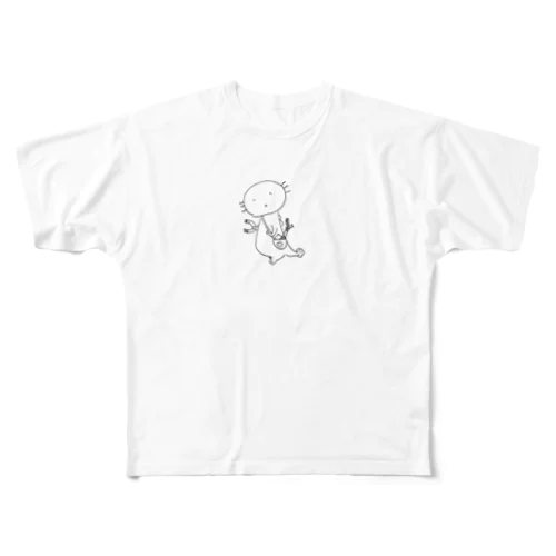 うぱうぱ フルグラフィックTシャツ