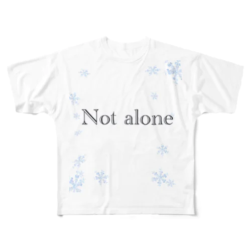 ｎｏｔ　ａｌｏｎｅ All-Over Print T-Shirt