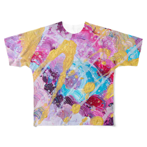 オーロラTシャツ All-Over Print T-Shirt