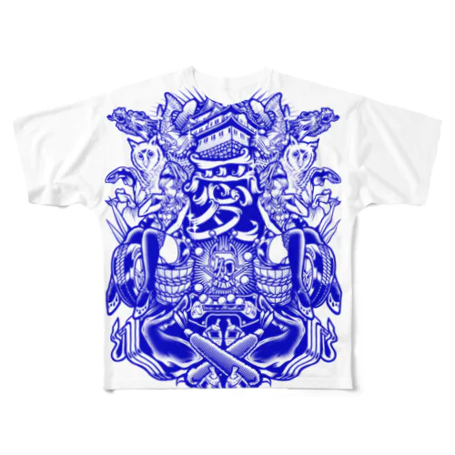 愛知 All-Over Print T-Shirt