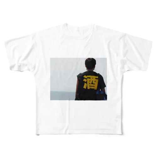 MANBOの背中 All-Over Print T-Shirt
