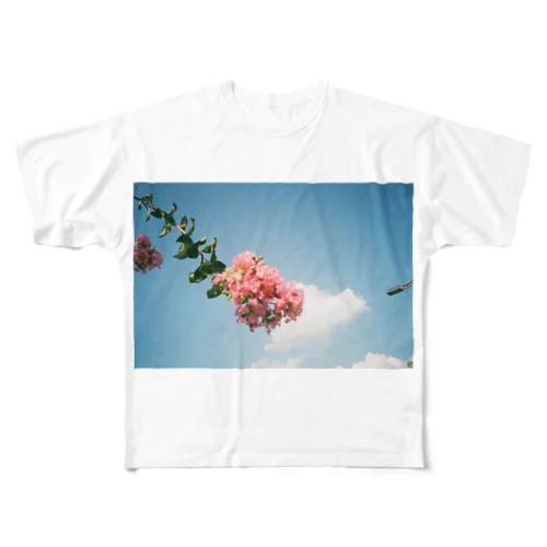 FLOWERS-そら- フルグラフィックTシャツ