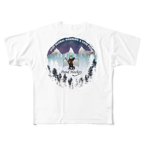 Pond Hockey Tee All-Over Print T-Shirt