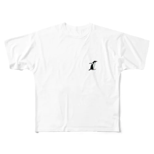ペンギンアイスT フルグラフィックTシャツ