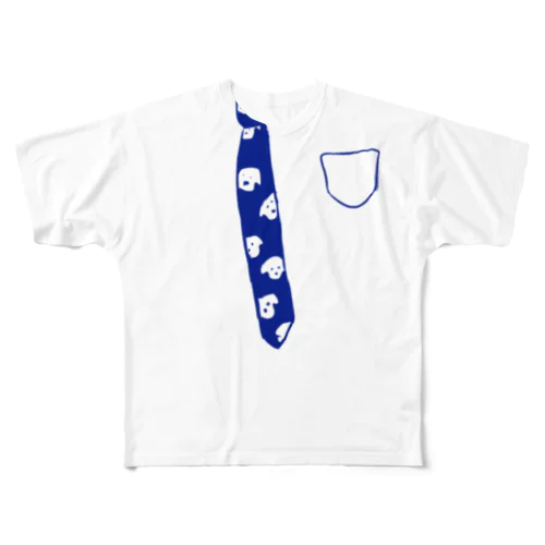 在宅勤務 All-Over Print T-Shirt