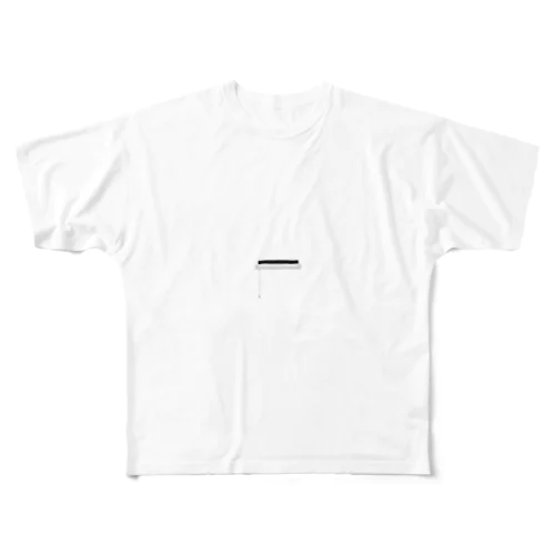 昔懐かしい会社の蛍光灯 All-Over Print T-Shirt