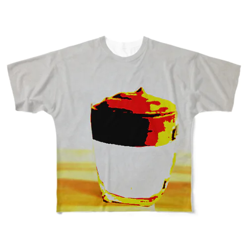 ダルゴナコーヒー フルグラフィックTシャツ