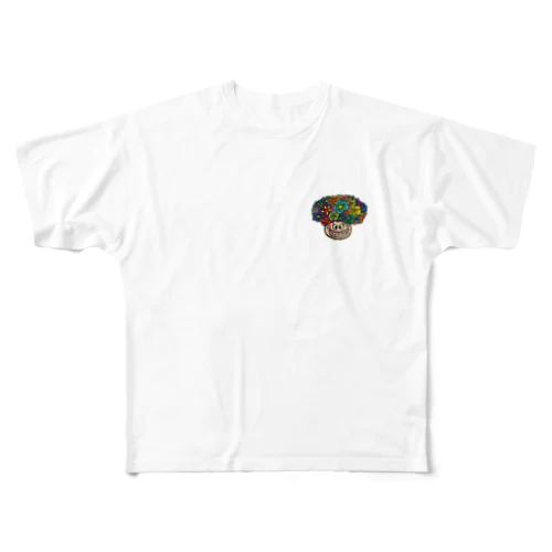 クレヨン‼︎ フルグラフィックTシャツ