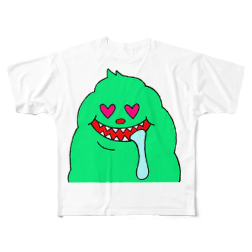 Green of Mu's フルグラフィックTシャツ