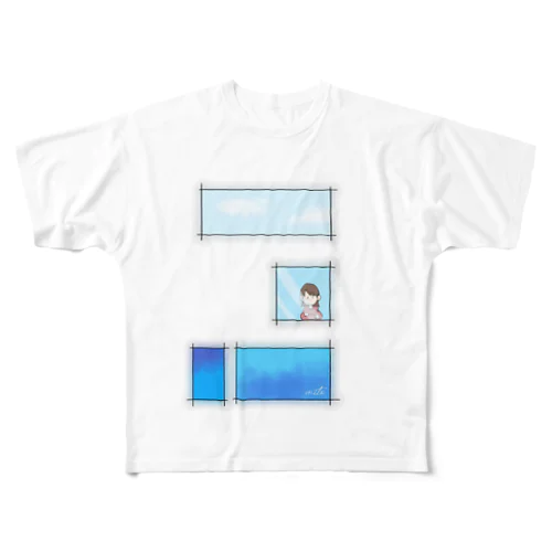 空色me All-Over Print T-Shirt