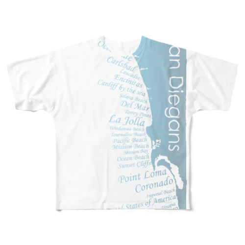 San Diegans All-Over Print T-Shirt