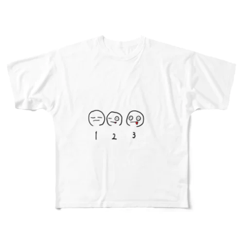 あっかんべー フルグラフィックTシャツ