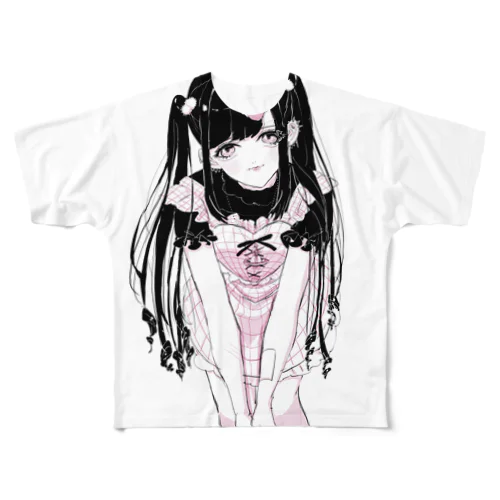 絶対に気をつけた方が良い女 All-Over Print T-Shirt