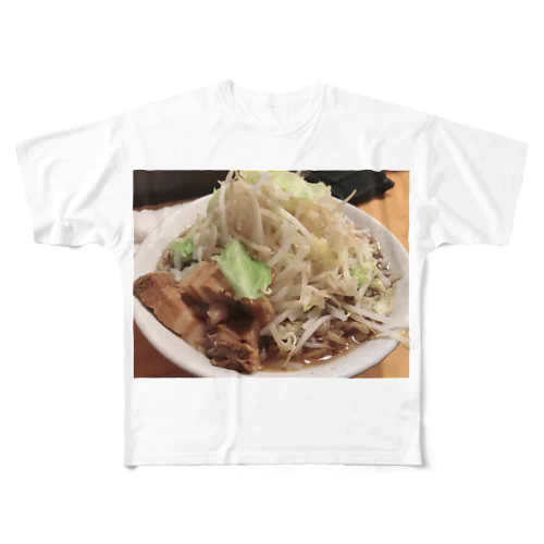 煮干しラーメン！ フルグラフィックTシャツ