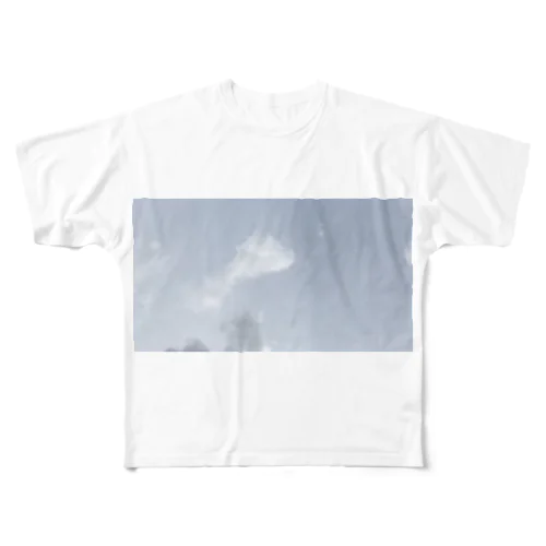 blue sky All-Over Print T-Shirt