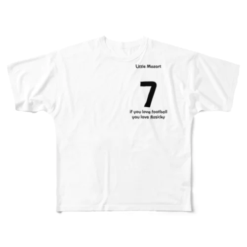 If you love football? フルグラフィックTシャツ