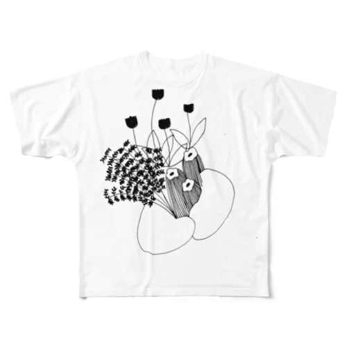 お花 All-Over Print T-Shirt