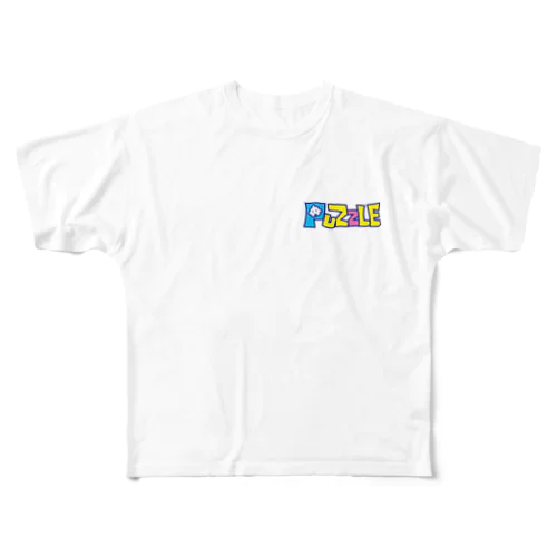 PUZZLE Tシャツ フルグラフィックTシャツ