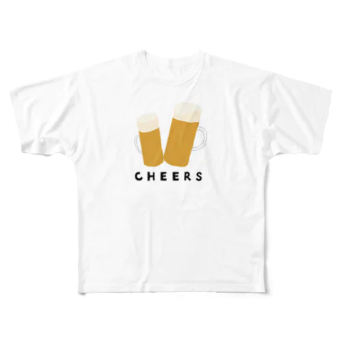 CHEERS フルグラフィックTシャツ