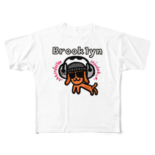 Brooklyn フルグラフィックTシャツ