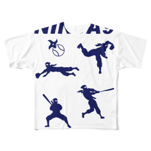 NINJA9 All-Over Print T-Shirt