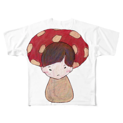 kinoko フルグラフィックTシャツ