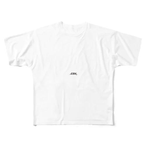 .CSV,(シーエスブイ） All-Over Print T-Shirt