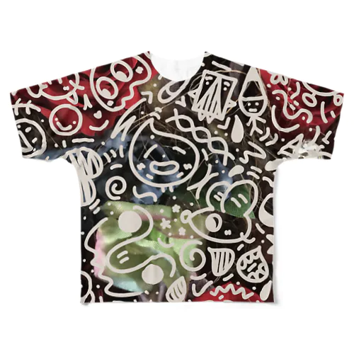 ドット絵スリスリくん All-Over Print T-Shirt