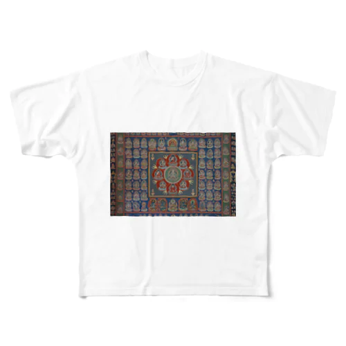 胎蔵界曼荼羅 All-Over Print T-Shirt