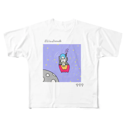 うちゅうくん フルグラフィックTシャツ