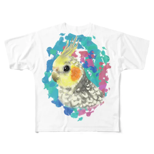 パールのオカメちゃん All-Over Print T-Shirt