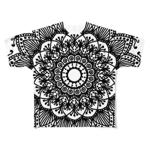 曼荼羅 All-Over Print T-Shirt