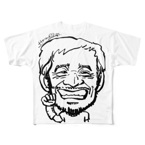 タマキングビッグフェイスTシャツ!! All-Over Print T-Shirt