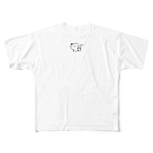 ぬこぬこねこ All-Over Print T-Shirt