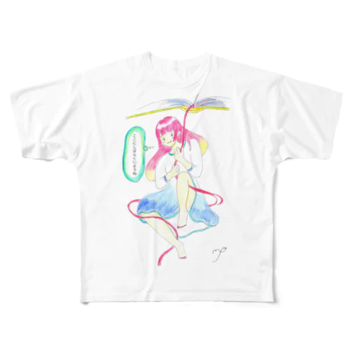 ココシバ×絶景書店 All-Over Print T-Shirt