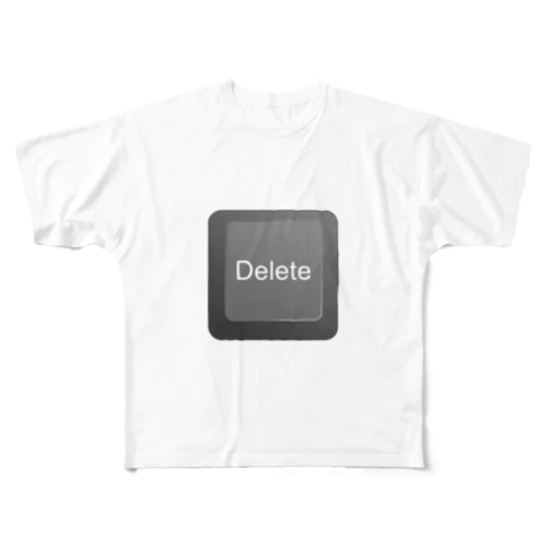 キーボードのDelete All-Over Print T-Shirt