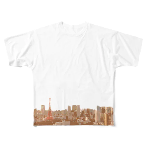 ご当地グッズ　東京 All-Over Print T-Shirt