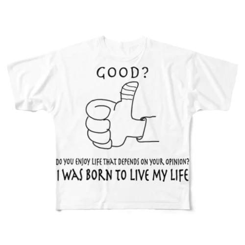 good? フルグラフィックTシャツ