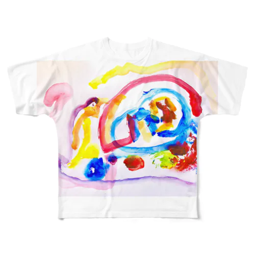 息子くんイラスト All-Over Print T-Shirt