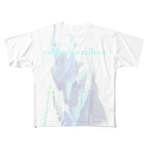 ホワイト All-Over Print T-Shirt