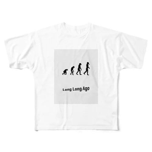 Long Long Ago “White” フルグラフィックTシャツ