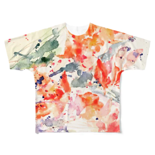 Spring summer collection - Fair tide. フルグラフィックTシャツ