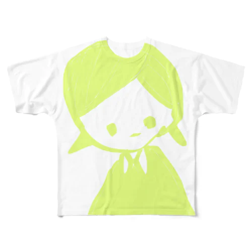 女の子 All-Over Print T-Shirt