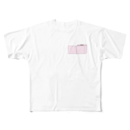 トイレペーパー All-Over Print T-Shirt