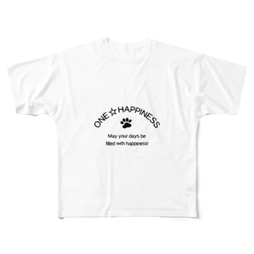 ONE☆HAPPINESS All-Over Print T-Shirt