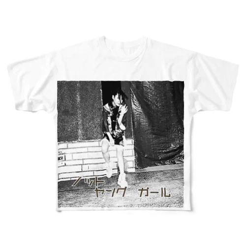 ノットヤングガール All-Over Print T-Shirt