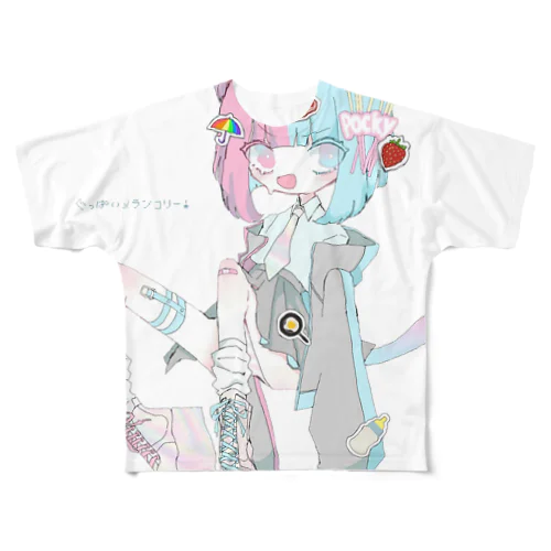 にこにこ All-Over Print T-Shirt