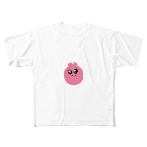 ぴえんうさこ All-Over Print T-Shirt