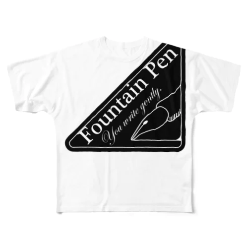 fountain pen フルグラフィックTシャツ